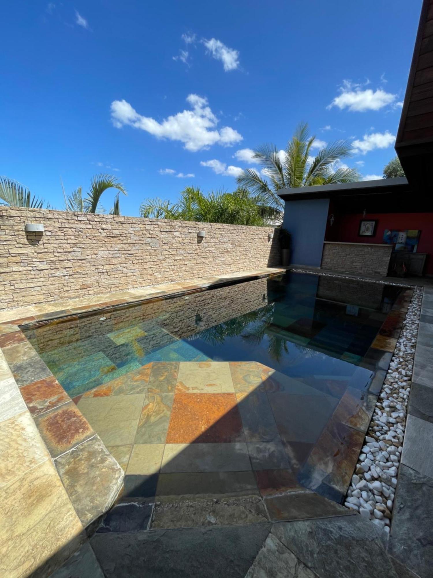 Chambre "Bleu Ocean" Villa Hermes Saint Pierre Exterior foto
